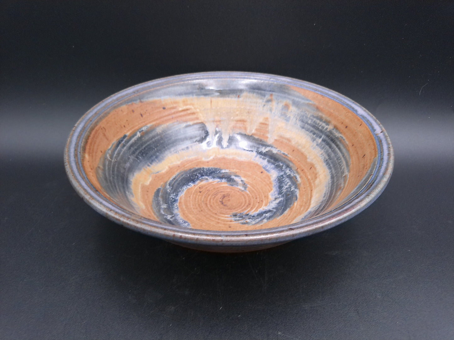 Bowl dish Vintage Pottery Turner Brand Spiral Design