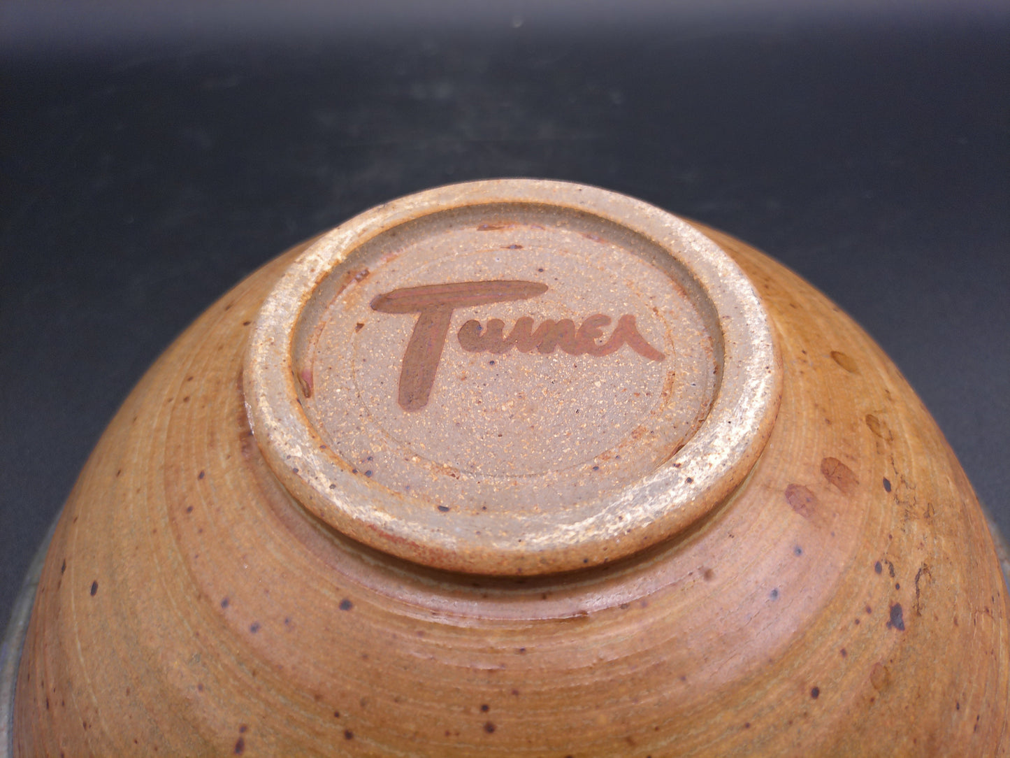 Bowl dish Vintage Pottery Turner Brand Spiral Design