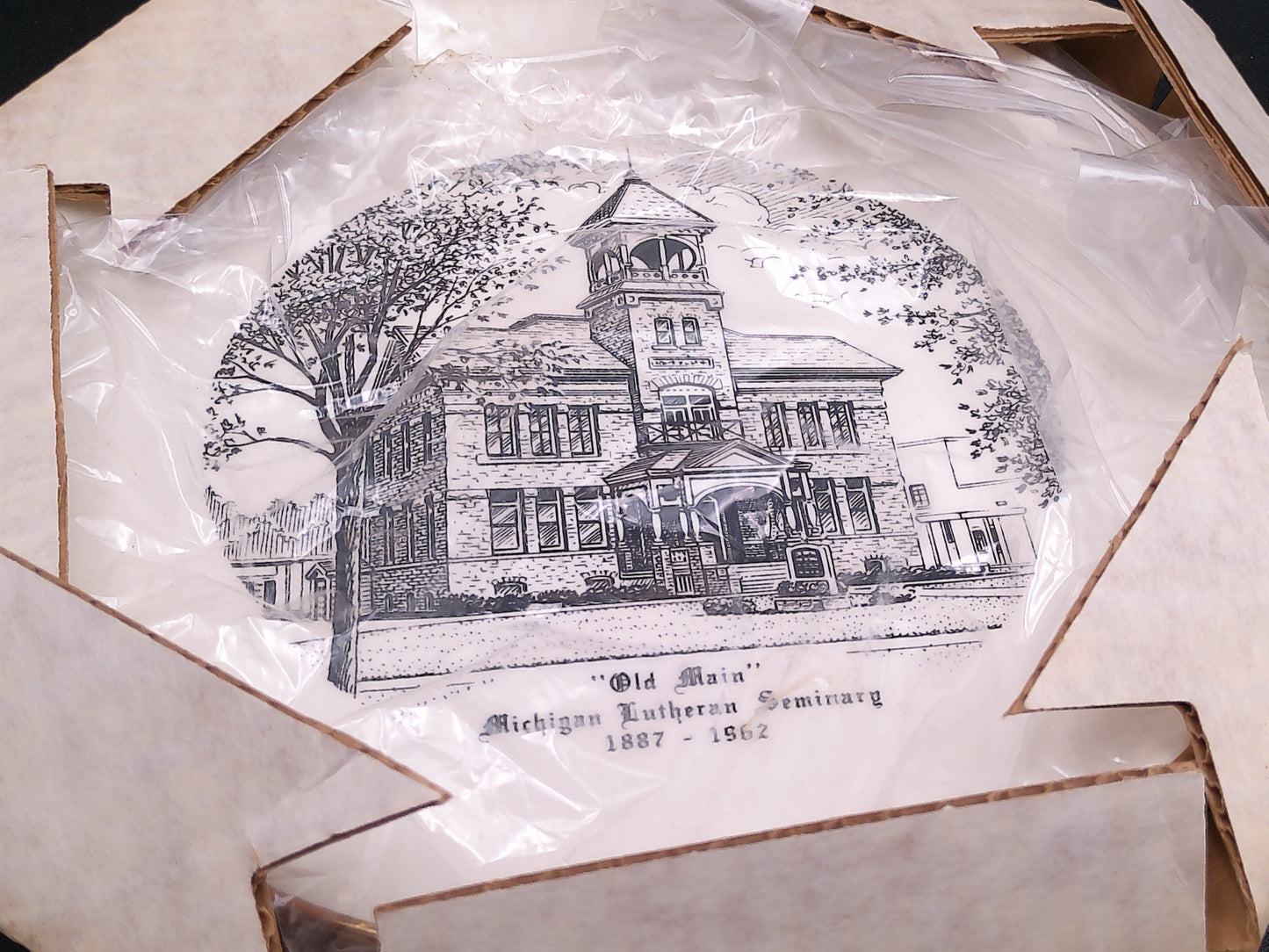 Norman Rockwell Lot of two Plates 1973 limited Edition Old Main