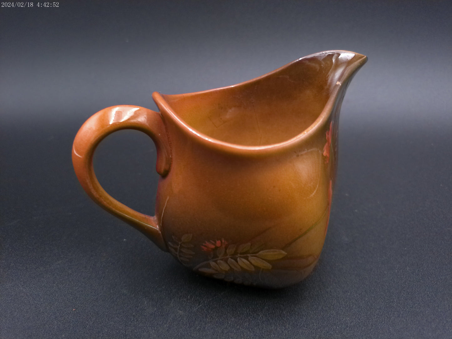 Bookwood Pottery Pitcher marked 692 and signed Vintage Rare