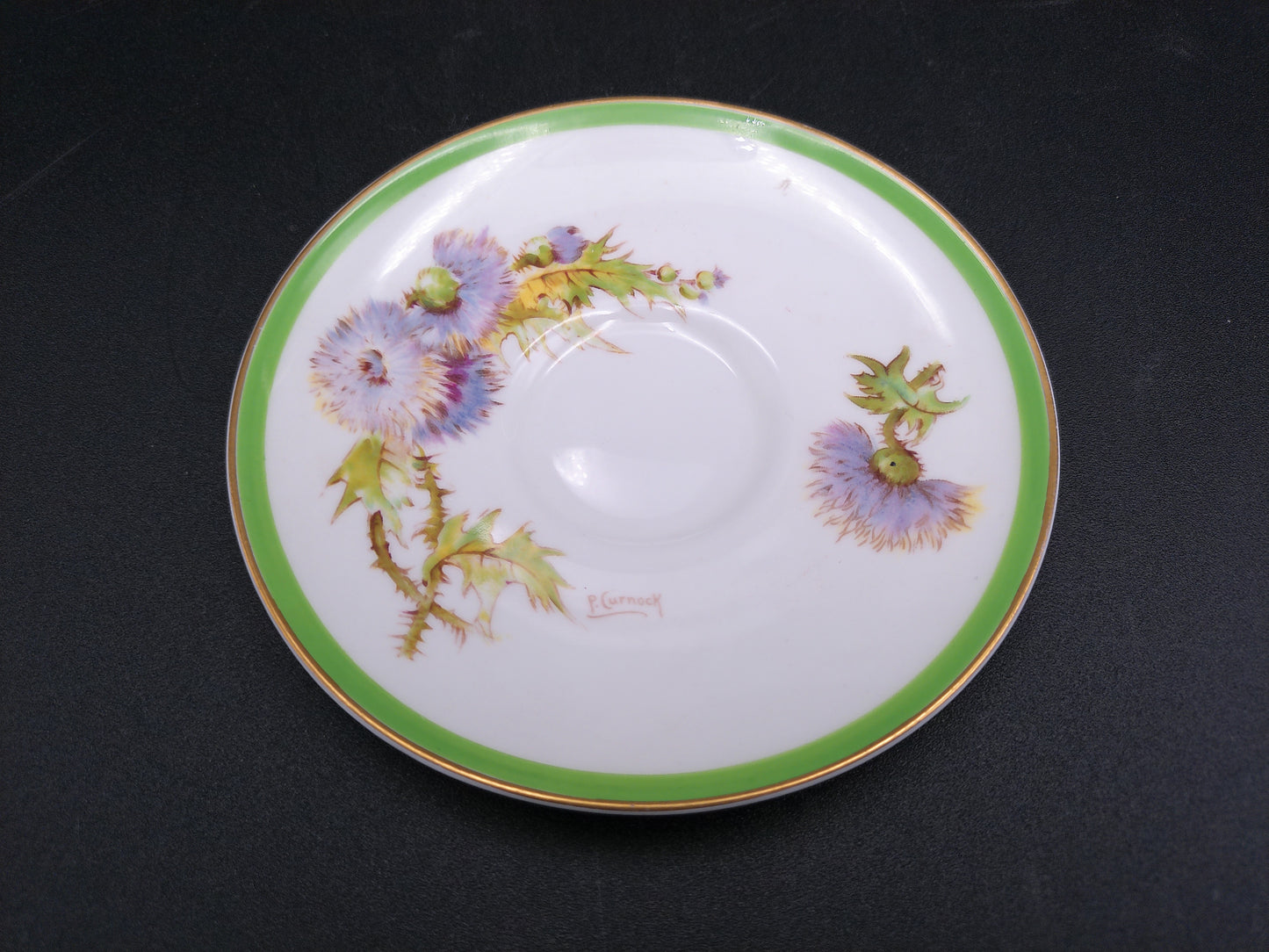 China Plate Dish  Royal Doulton England Glamis Thistle Saucer Plate