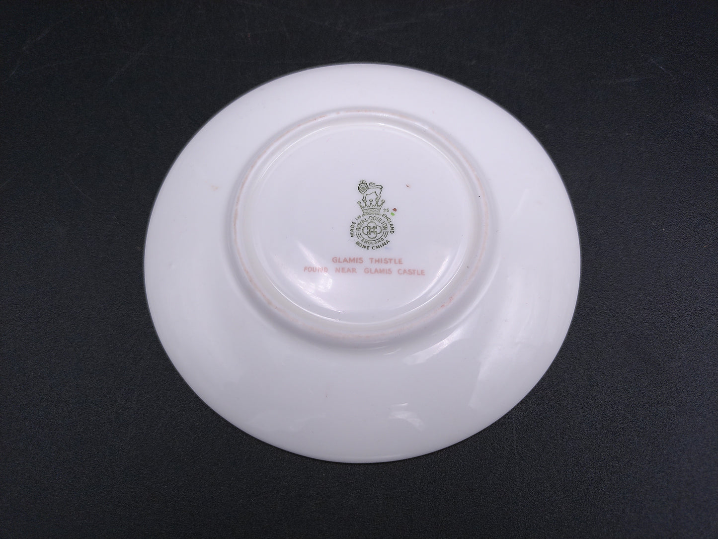 China Plate Dish  Royal Doulton England Glamis Thistle Saucer Plate