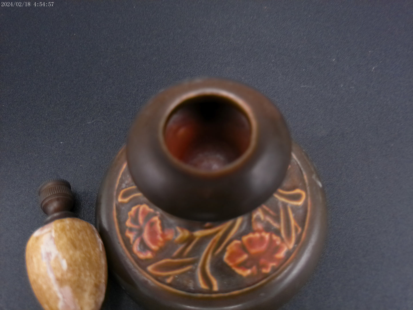 Roseville Unique Design Bottle Vintage