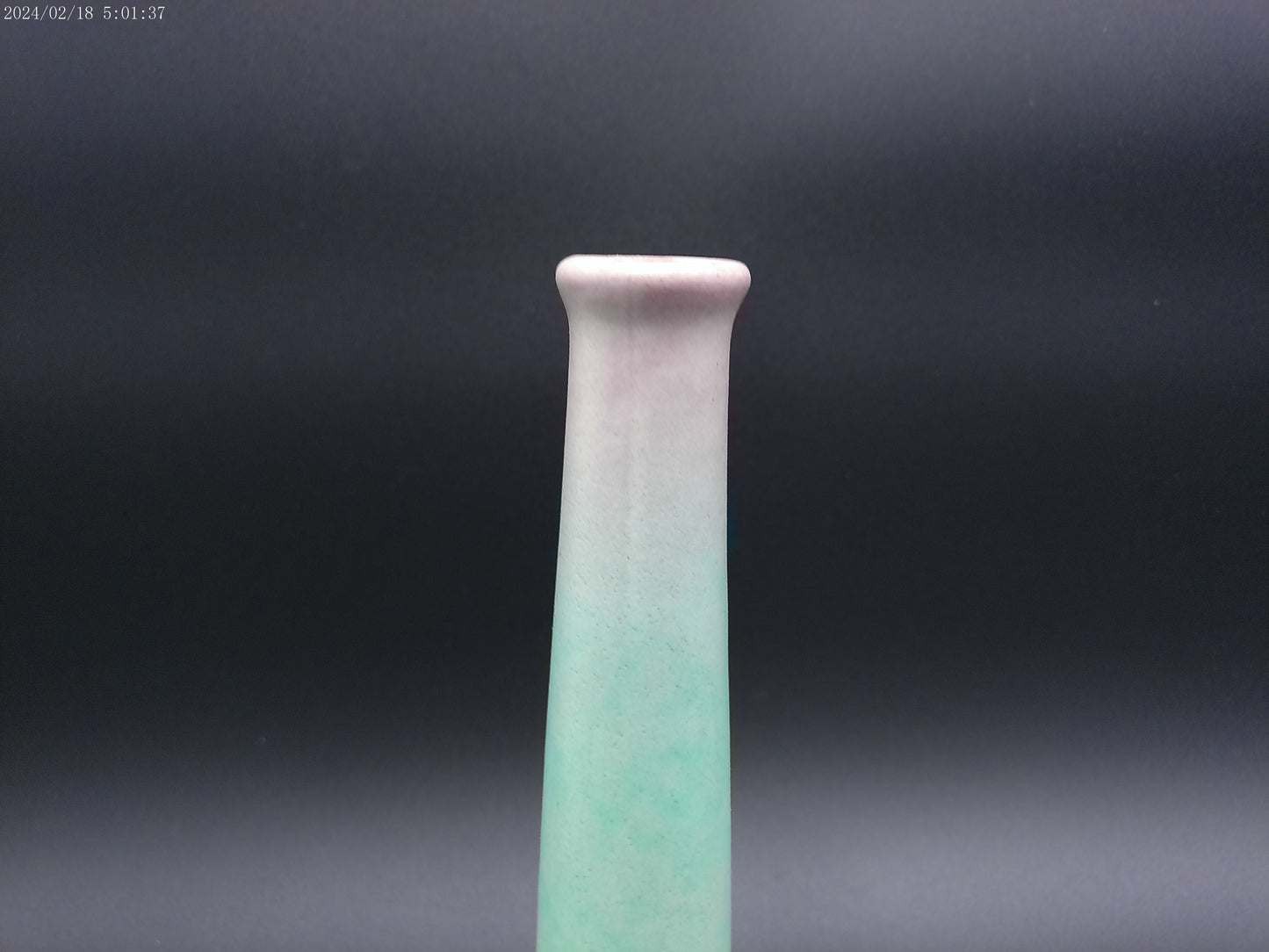 Peters & Reed pottery long stem Tall Vase Vintage