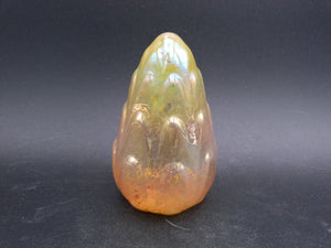 Glass Decorative Light Cover Gold Amber Color