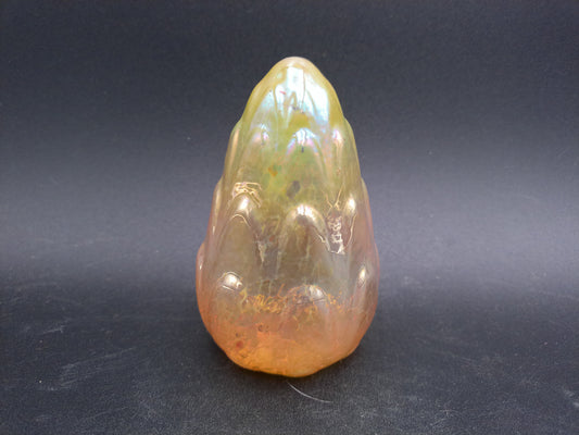 Glass Decorative Light Cover Gold Amber Color