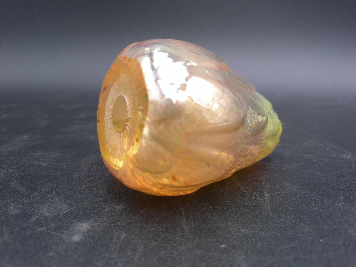 Glass Decorative Light Cover Gold Amber Color