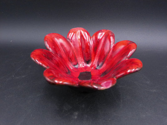 Mid Century Evangeline Pottery Flower Shape Bowl No. 968