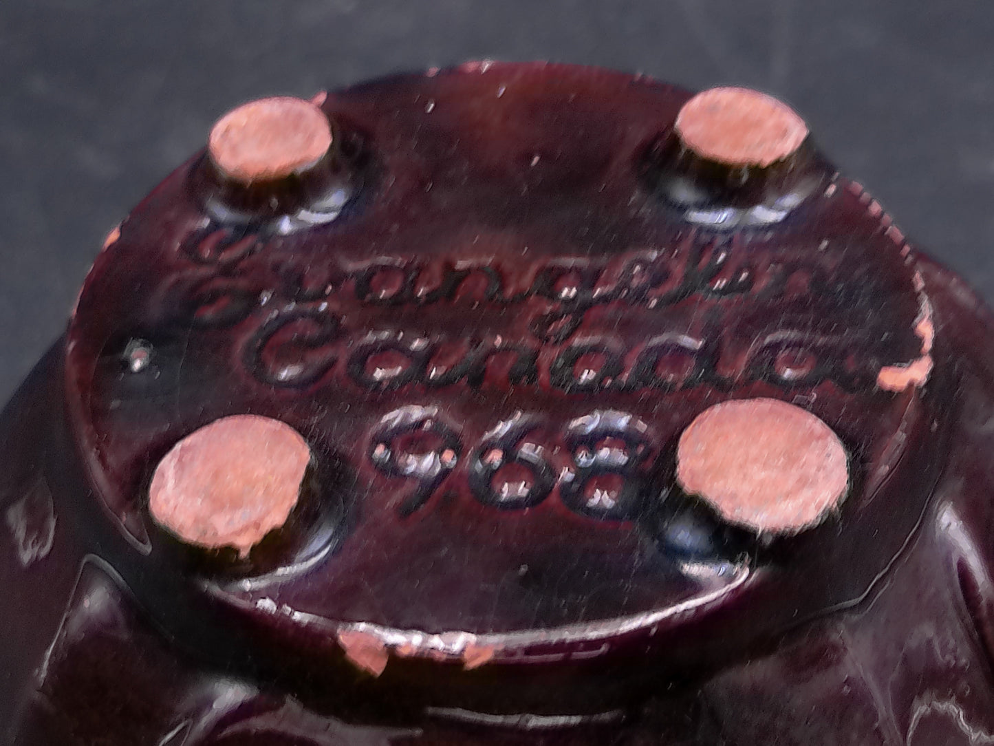 Mid Century Evangeline Pottery Flower Shape Bowl No. 968