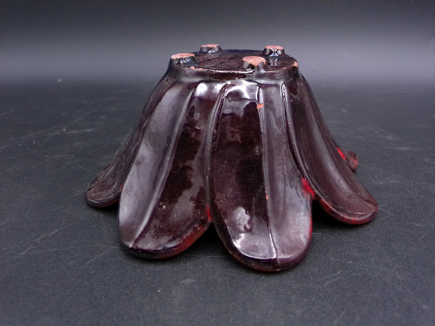 Mid Century Evangeline Pottery Flower Shape Bowl No. 968