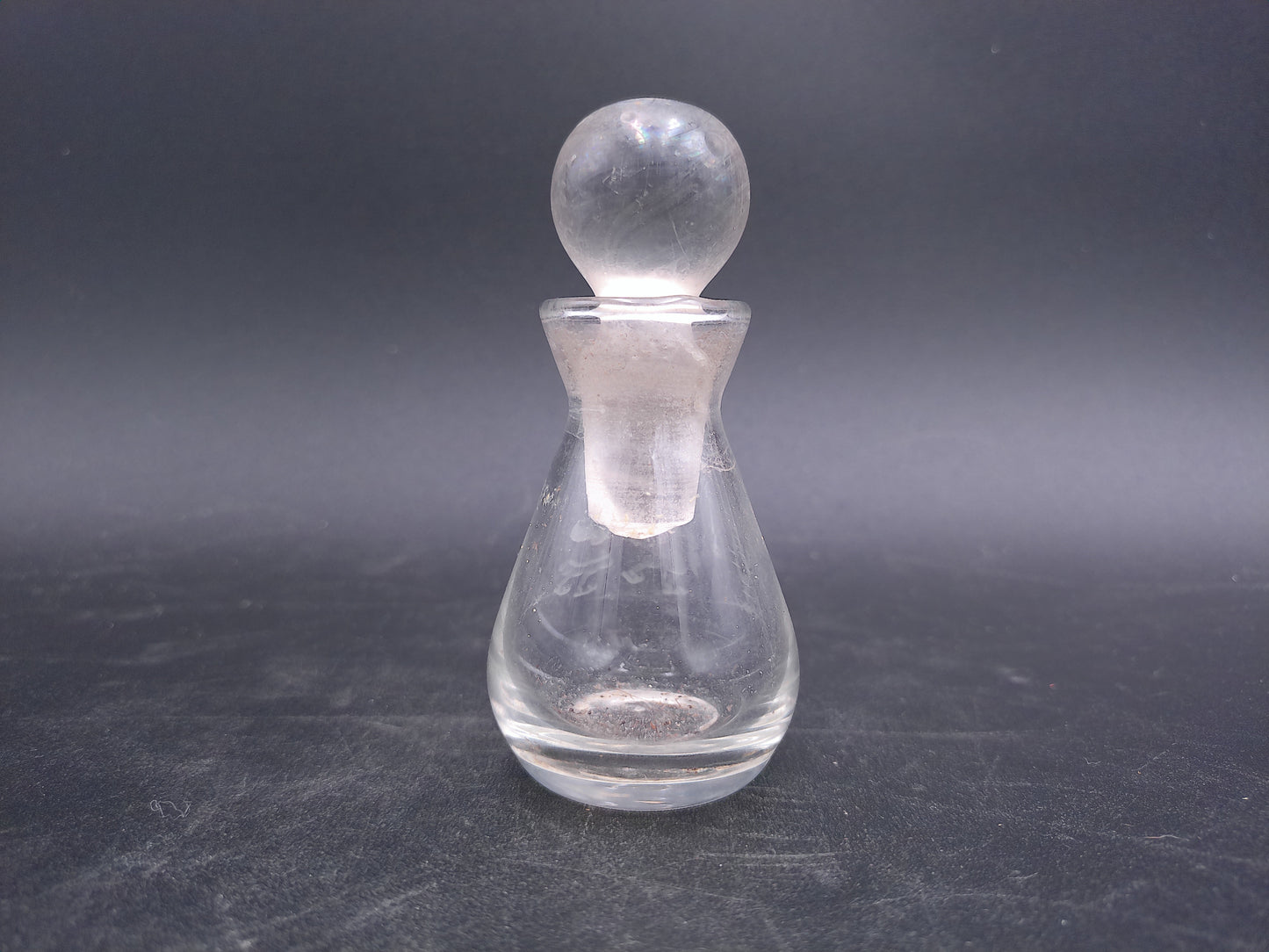 Perfume Bottle Vase Cologne Decanter Glass Etched Glass Vintage
