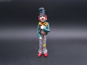 Tall Skinny Clown Vintage hand Painted Figurine