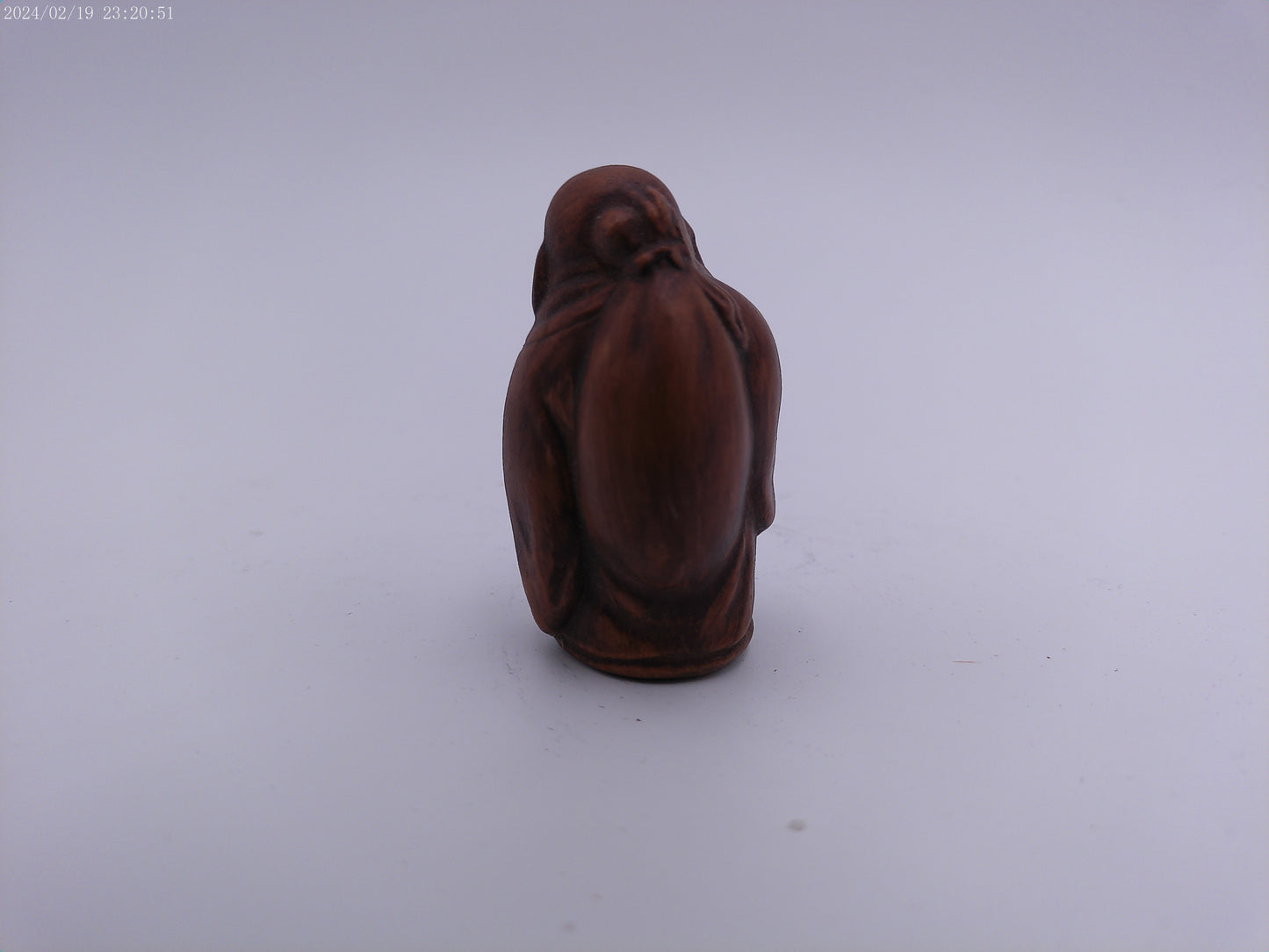 Buddha Figurine Red Resin