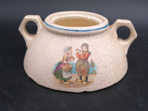 Roseville 1910 Pottery Dutch Creamware Tea  Teapot no lid