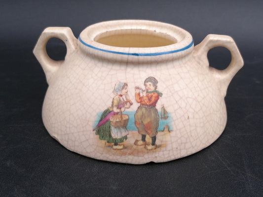 Roseville 1910 Pottery Dutch Creamware Tea  Teapot no lid