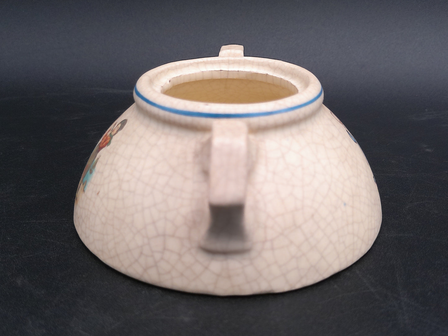 Roseville 1910 Pottery Dutch Creamware Tea  Teapot no lid