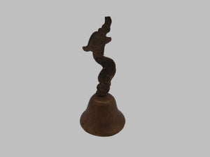 Asian solid brass Dragon Bell vintage