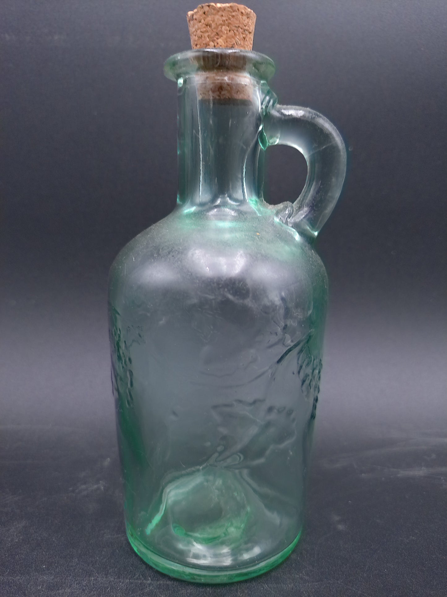 Mixed Lot Of 8 Seafoam Green Glass Bottles Some Stamped Canada all Corked