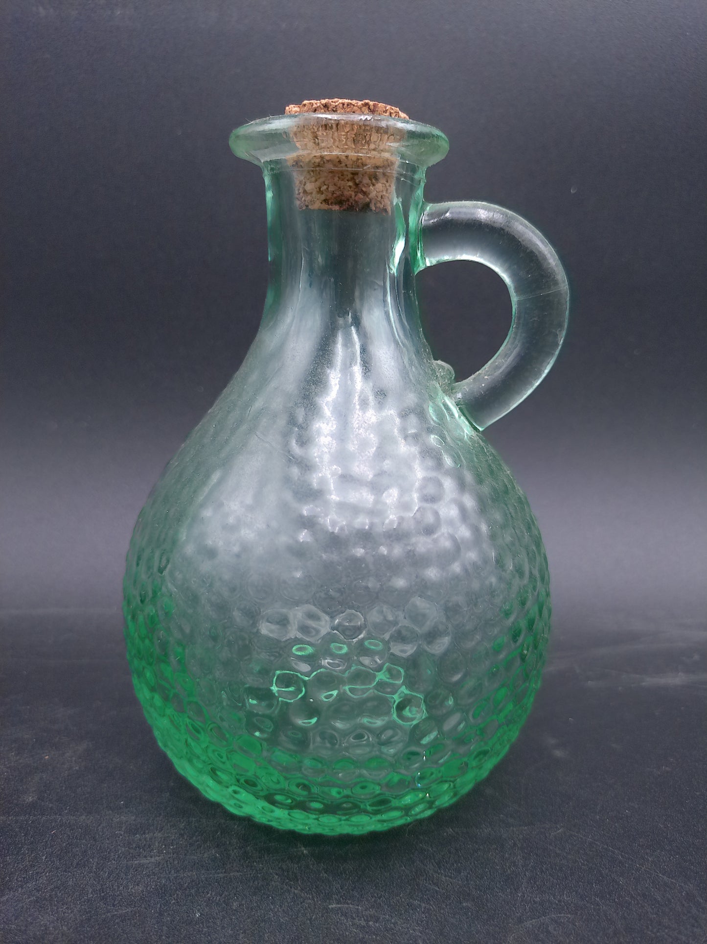 Mixed Lot Of 8 Seafoam Green Glass Bottles Some Stamped Canada all Corked