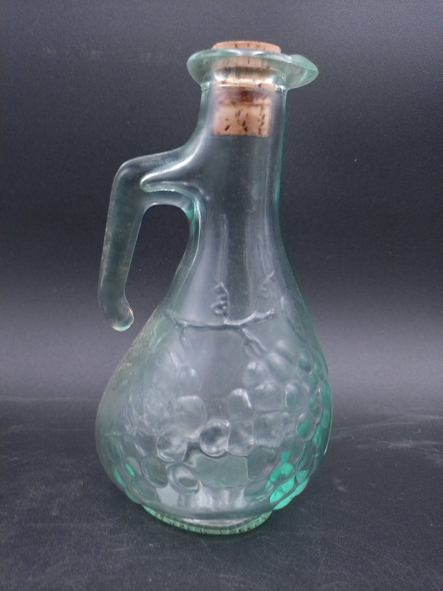 Mixed Lot Of 8 Seafoam Green Glass Bottles Some Stamped Canada all Corked