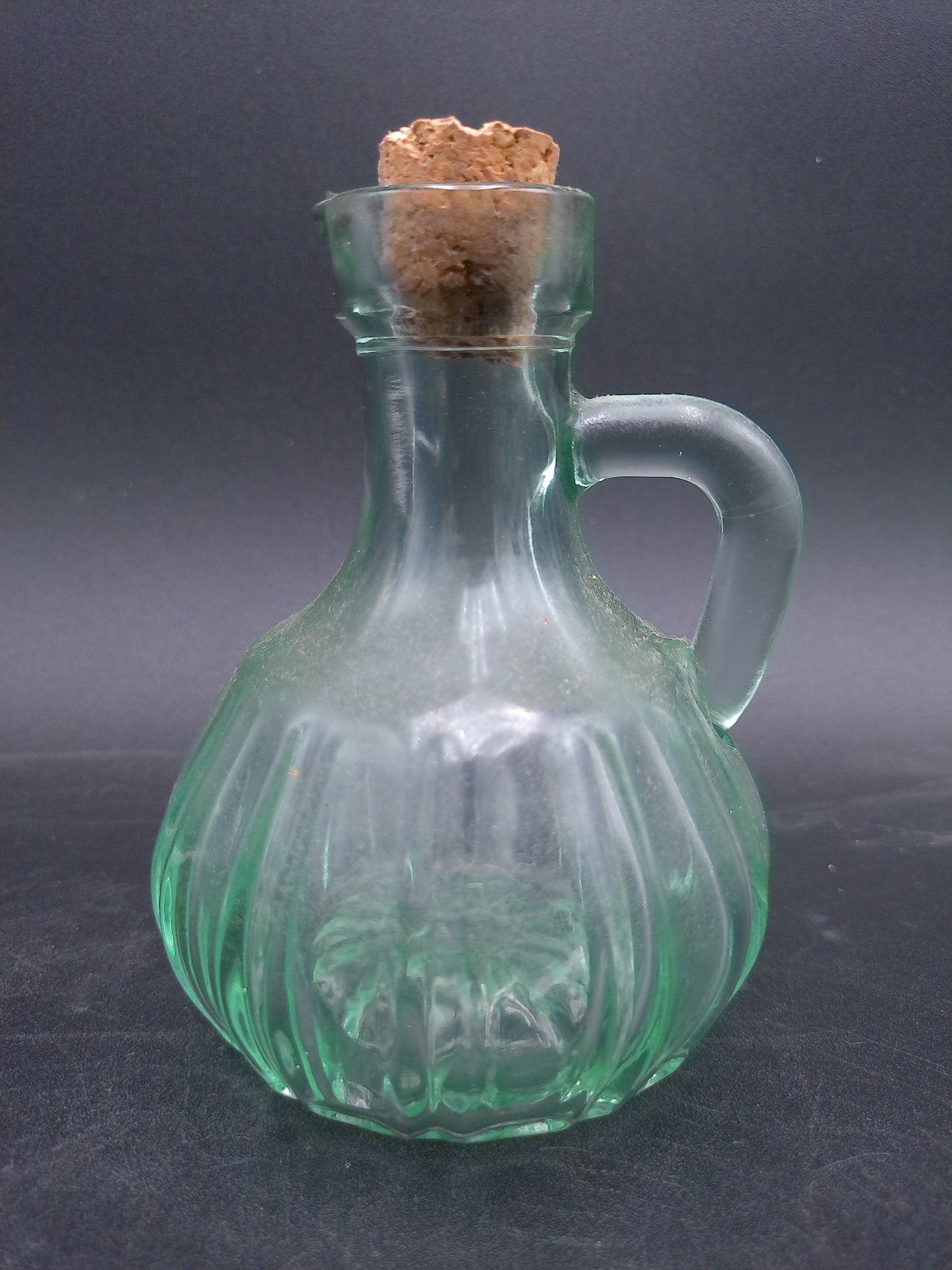 Mixed Lot Of 8 Seafoam Green Glass Bottles Some Stamped Canada all Corked