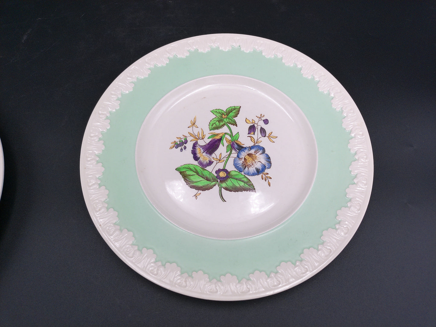 Wedgwood China Corinthian 1930s Mint Color made in England Lot of 2