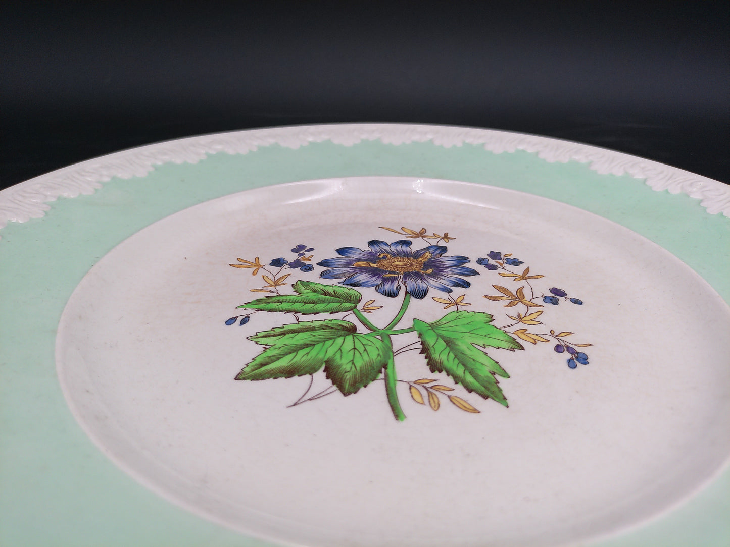 Wedgwood China Corinthian 1930s Mint Color made in England Lot of 2