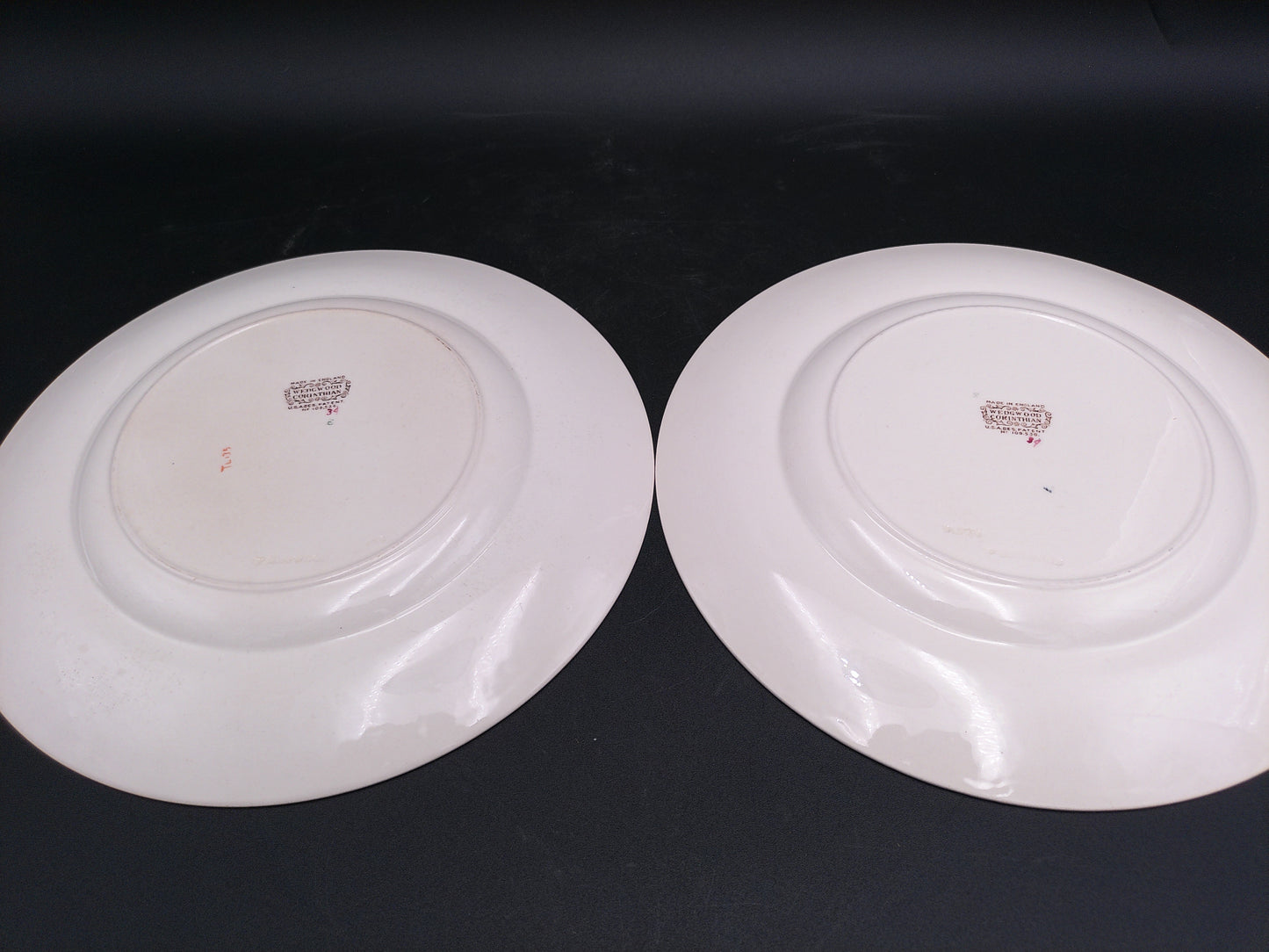 Wedgwood China Corinthian 1930s Mint Color made in England Lot of 2