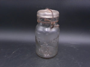 Atlas EZ Seal  Glass Jar Vintage