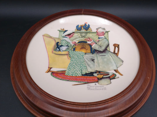Norman Rockwell 1973 Limited Ed. "Four Seasons Ser and all Fondly We Do Remember plate