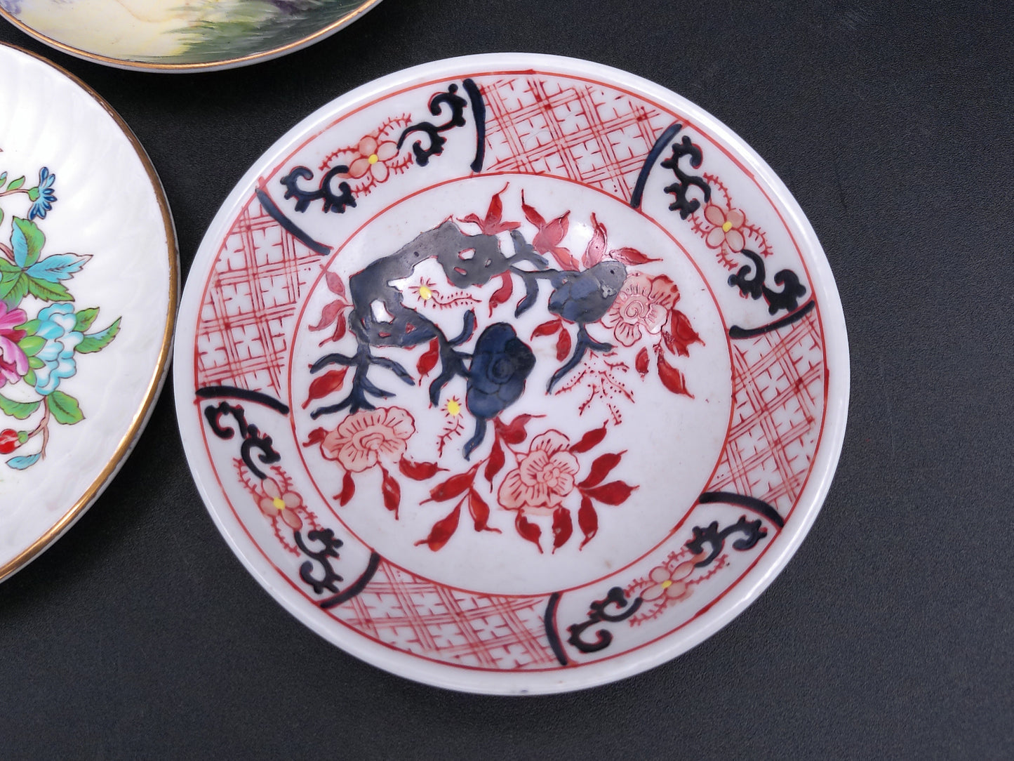 Lot of 3 Japanese plate Aynsley Pembroke Fine Bone China and Japan small Island Plate