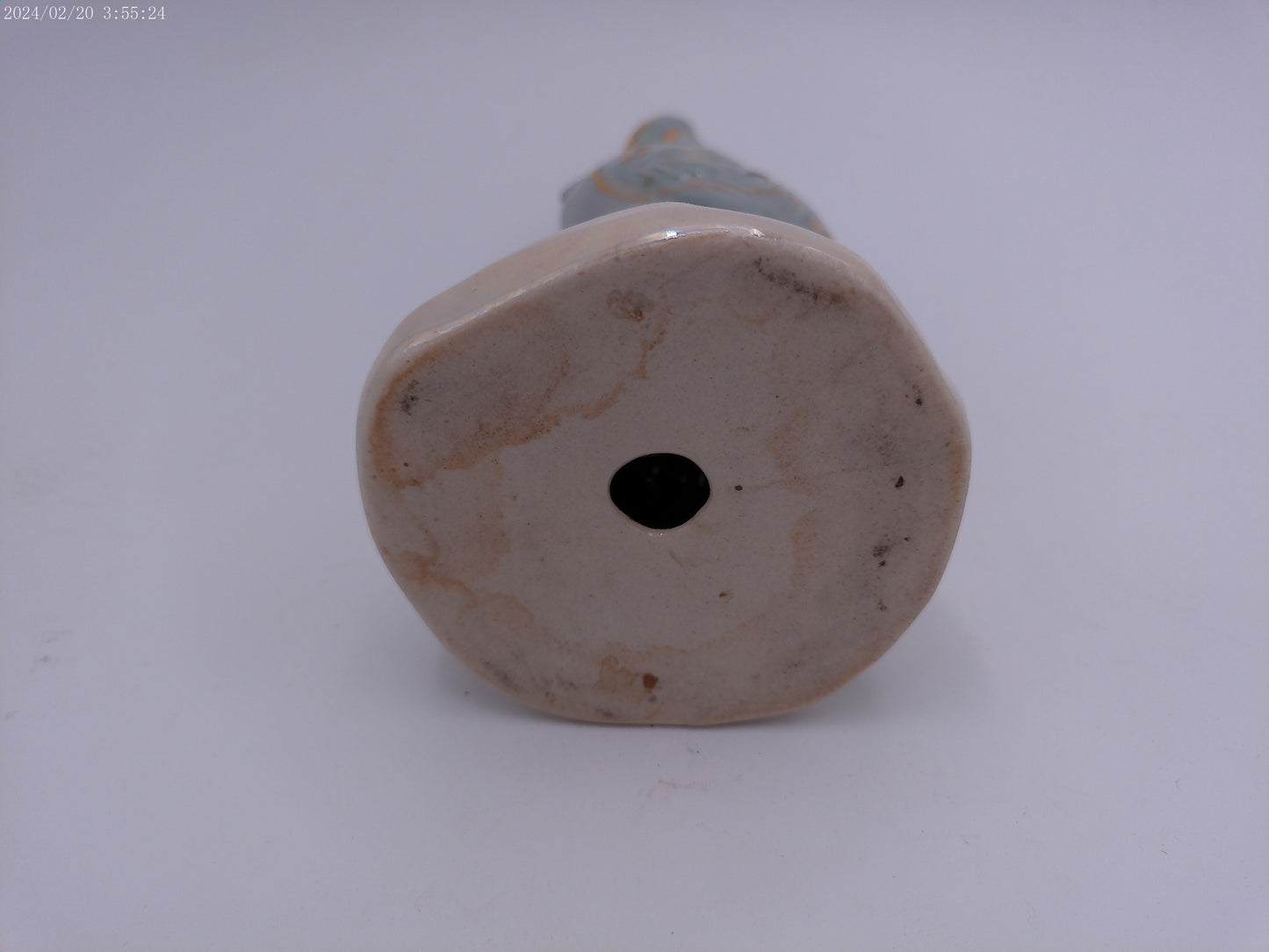 Beautiful Seagull on Rocks Figurine hand painted with Gold paint highlights