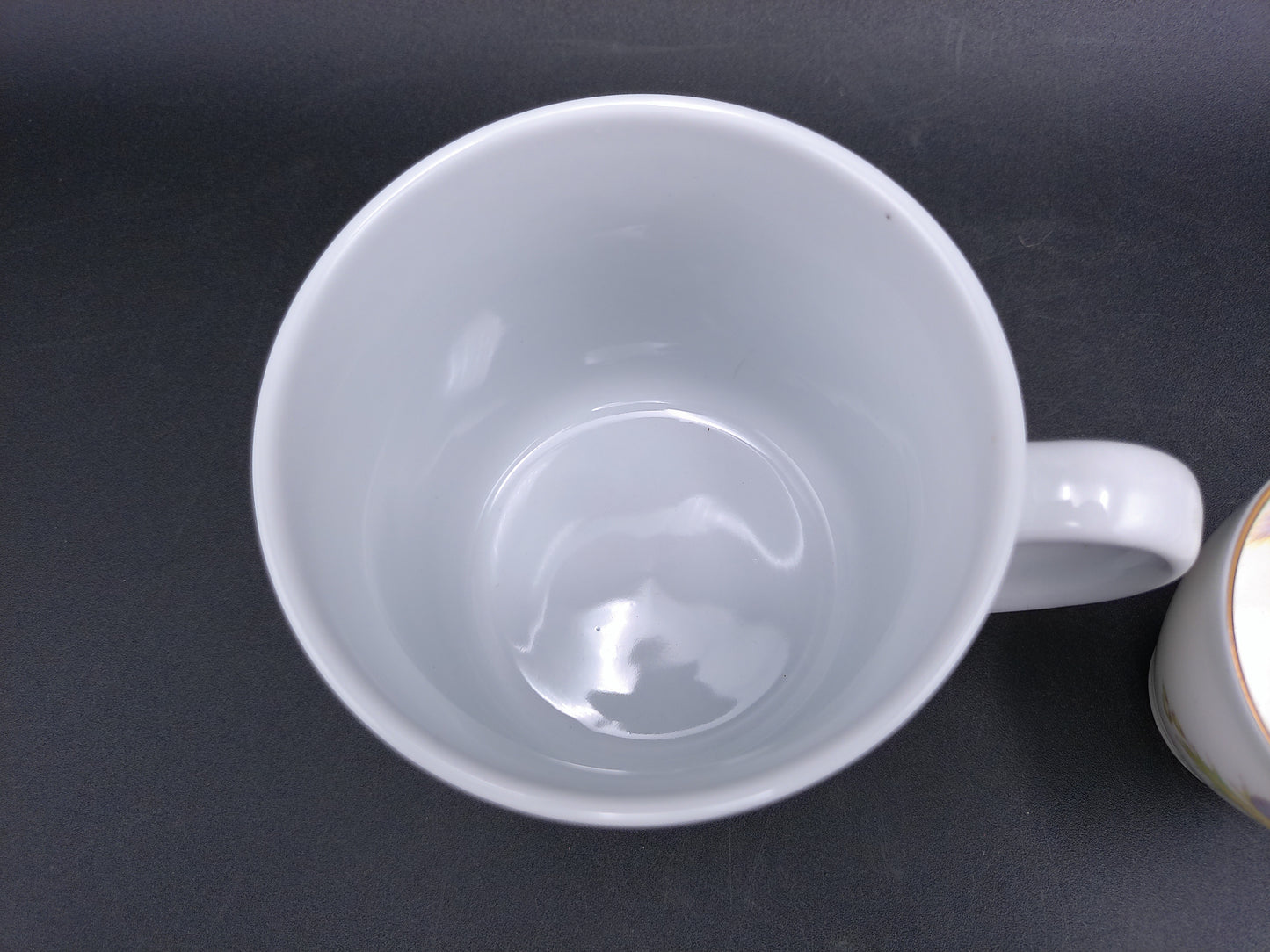 China Infuser Porcelain Tea Cup Mug Floral and Royal Doulton Glamis Thhistle Pattern cup