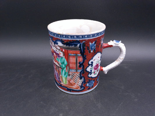 Chinese  Coffee tea cup with Dragon Handle Vintage Rare