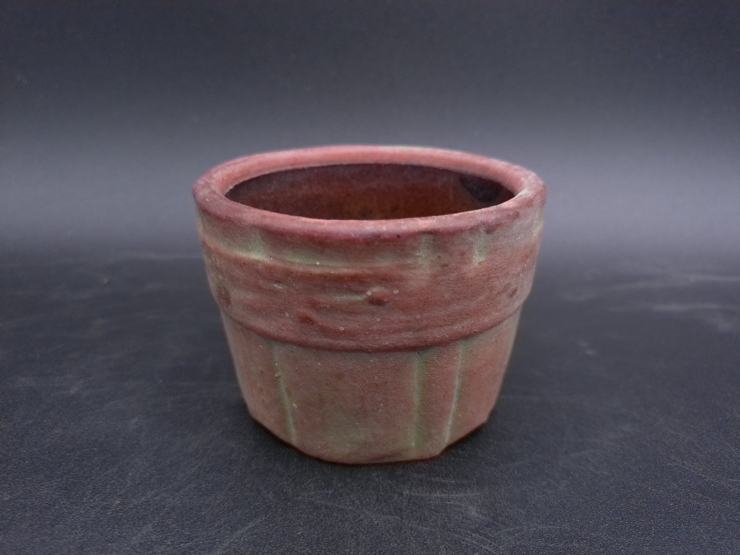Zane Ware Pottery Bowl Vase Planter Brown Clay Made in USA