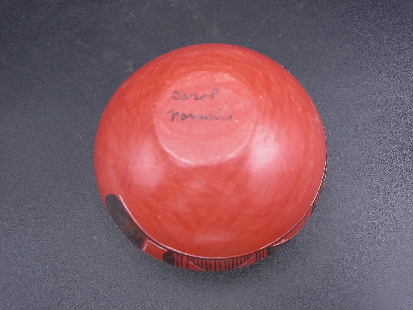 Early Hopi Ceramic Clay Pot Vintage signed Carol