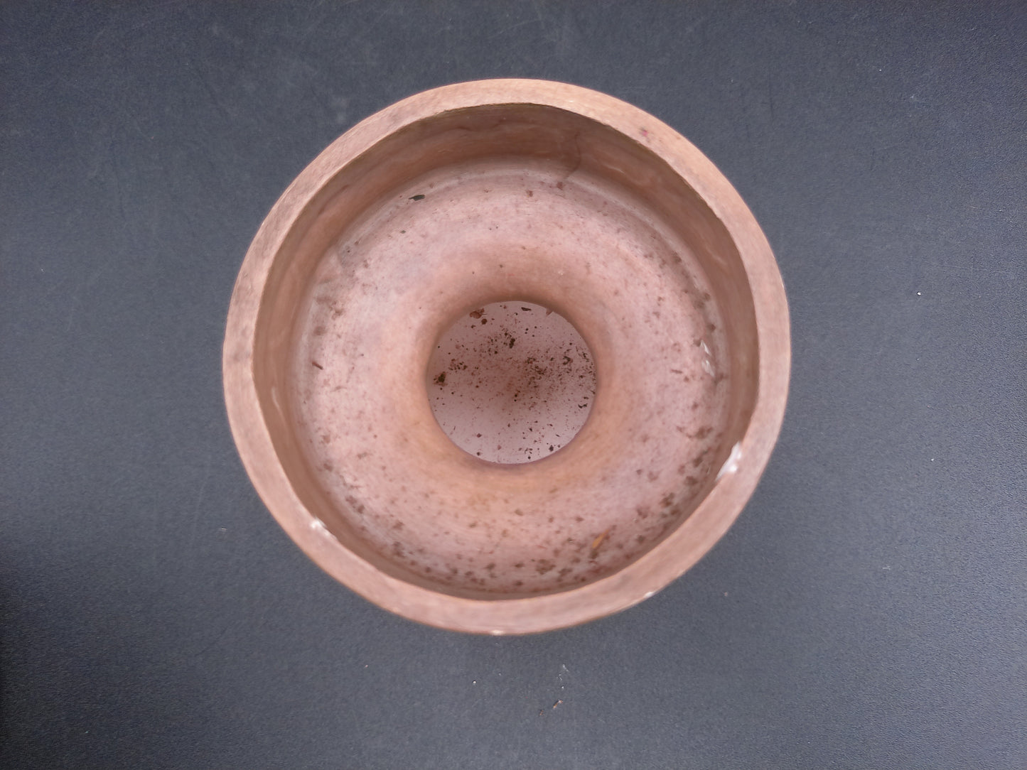 Native American Style Small Pottery qty 2 Vase Pot Candle holder  Artist Signed
