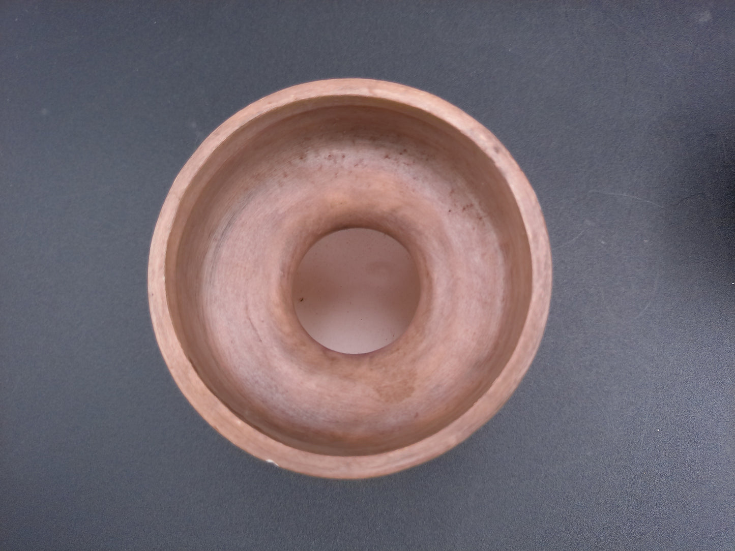 Native American Style Small Pottery qty 2 Vase Pot Candle holder  Artist Signed