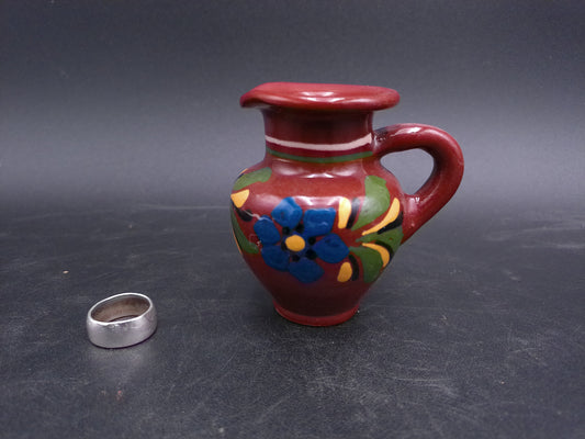Vase Pitcher ceramic small vintage Flower pottery Retro style home decor