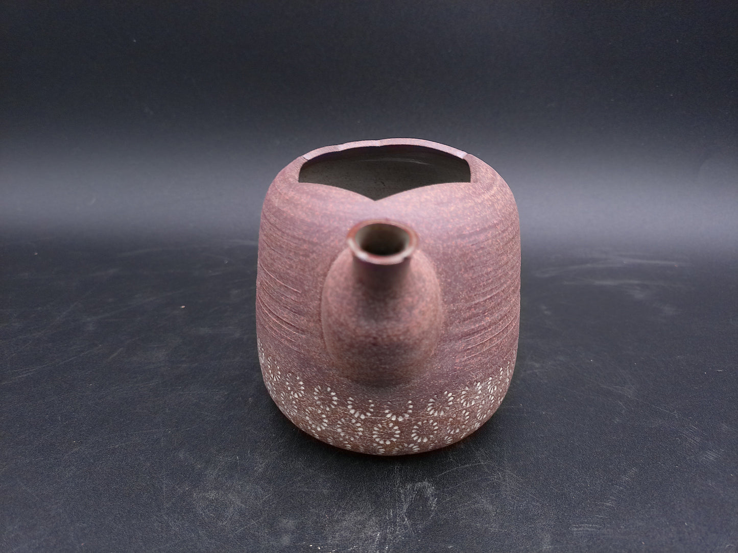 Kyo Kiyomizu Ware Asahido Artist Gagaku Kiln Mishima Teapot