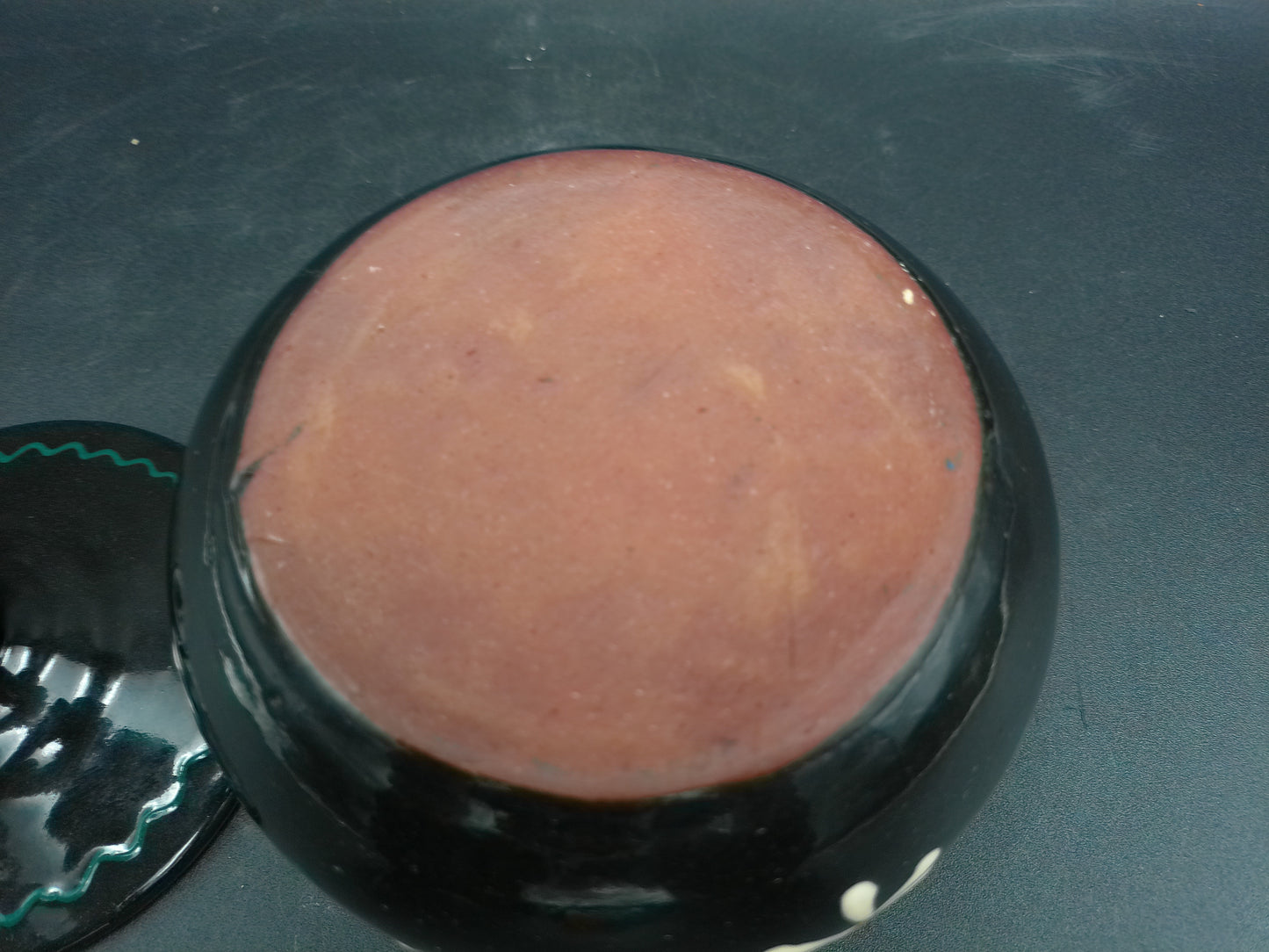 Pottery Jam Pot Flower Design