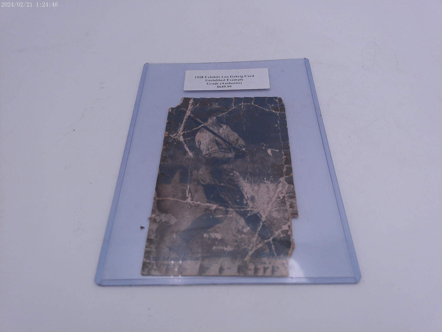 Lou Gehrig Baseball Card 1928 Super Rare