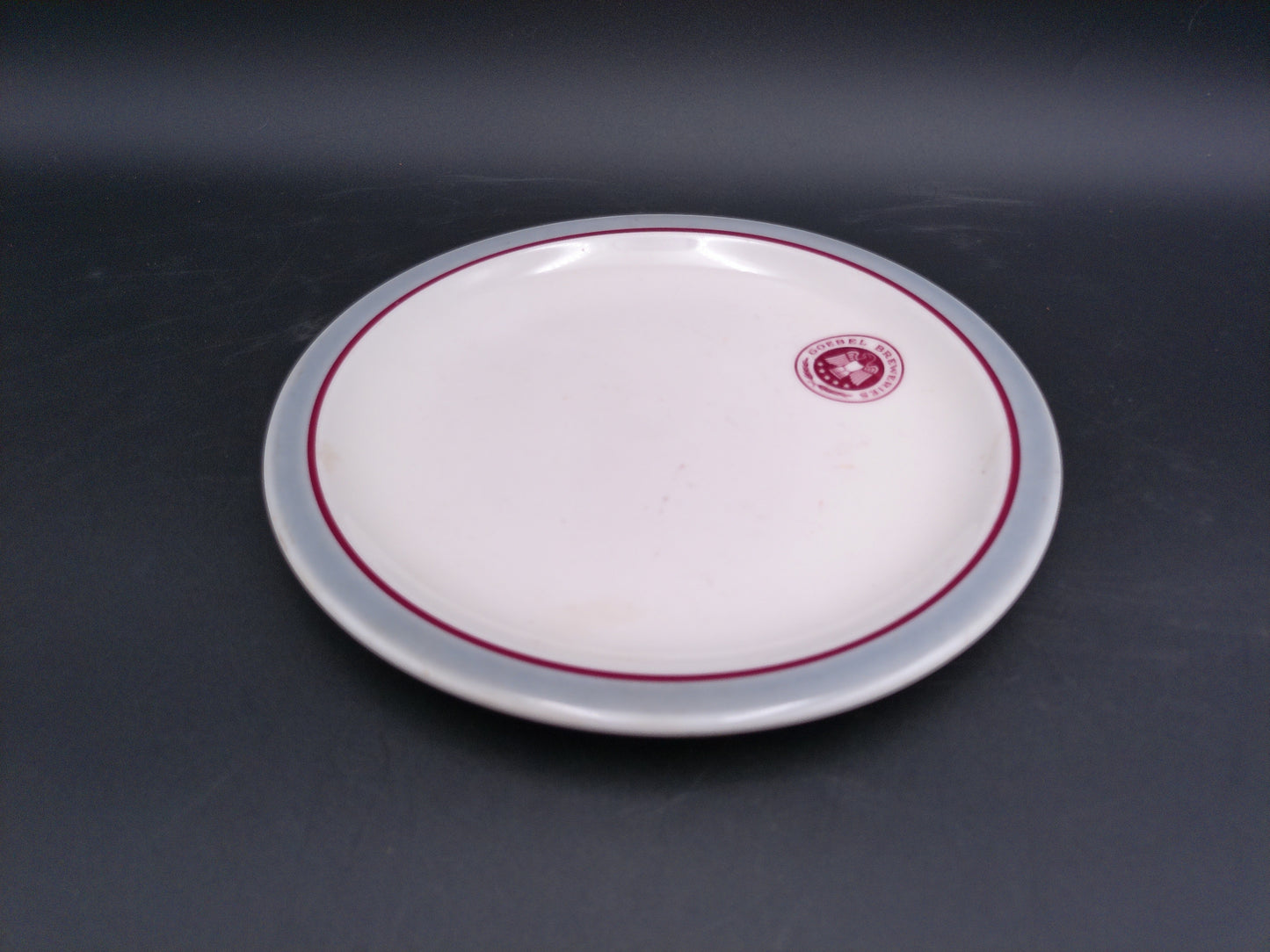 Plate Dish from Goebel Brewing Co of Muskegon, Mi Syracuse China Co