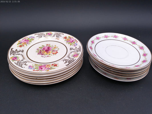 Bread & Butter Plate Marlborough by Johnson Brothers qty 6 and 6 other plates