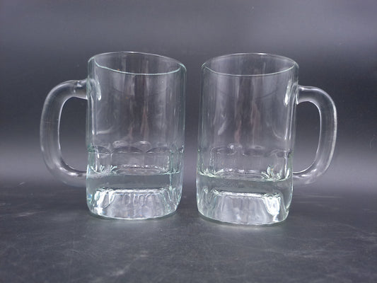 Beer Mug Vintage Tavern - Retro Barware 1960s Set of 2