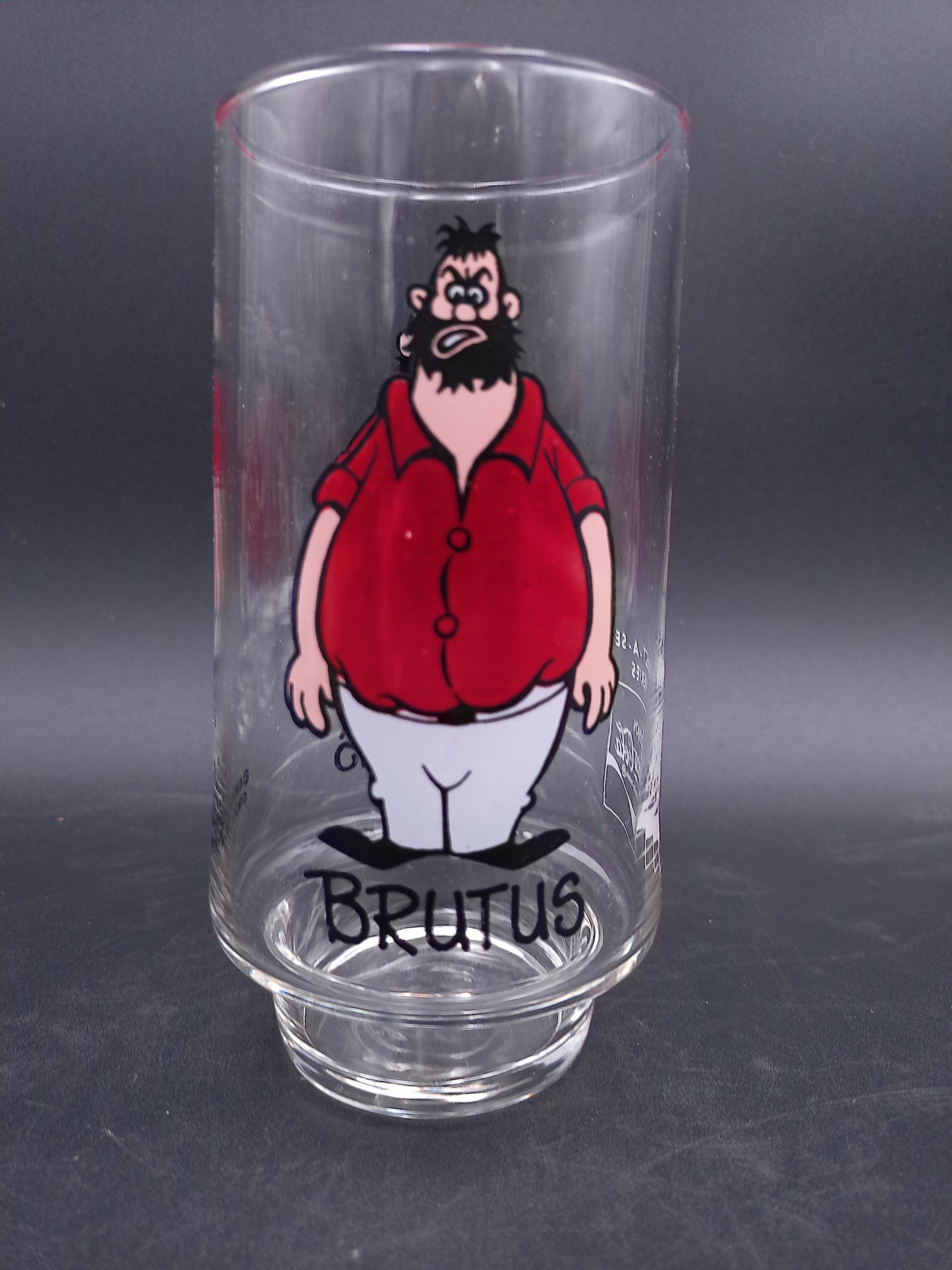 Coca Cola Kollect-A-Set Series Popeye Glasses Glass 1975