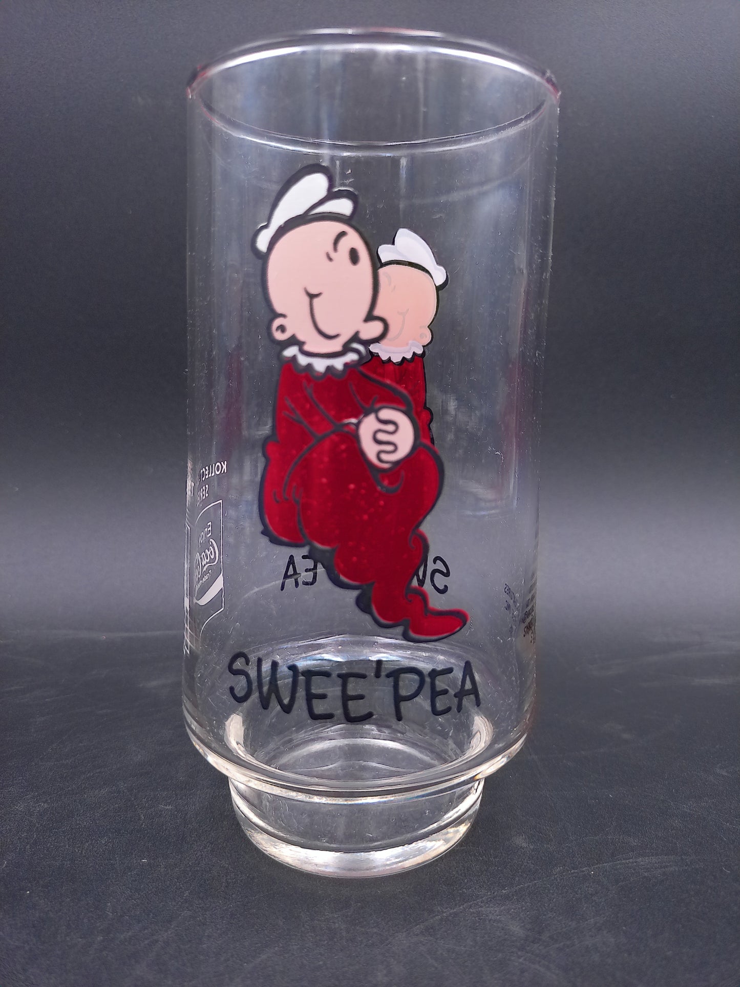 Coca Cola Kollect-A-Set Series Popeye Glasses Glass 1975
