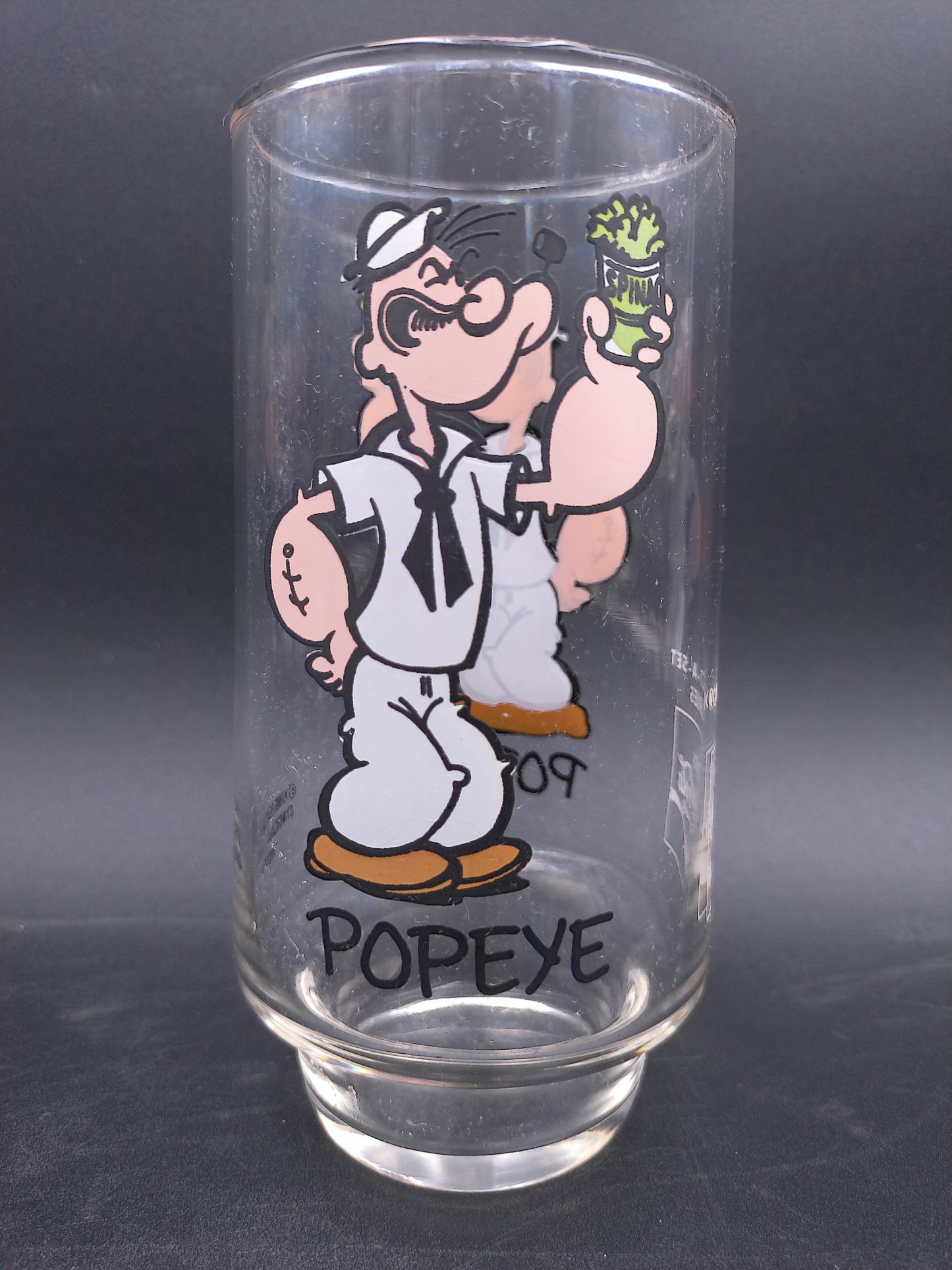 Coca Cola Kollect-A-Set Series Popeye Glasses Glass 1975