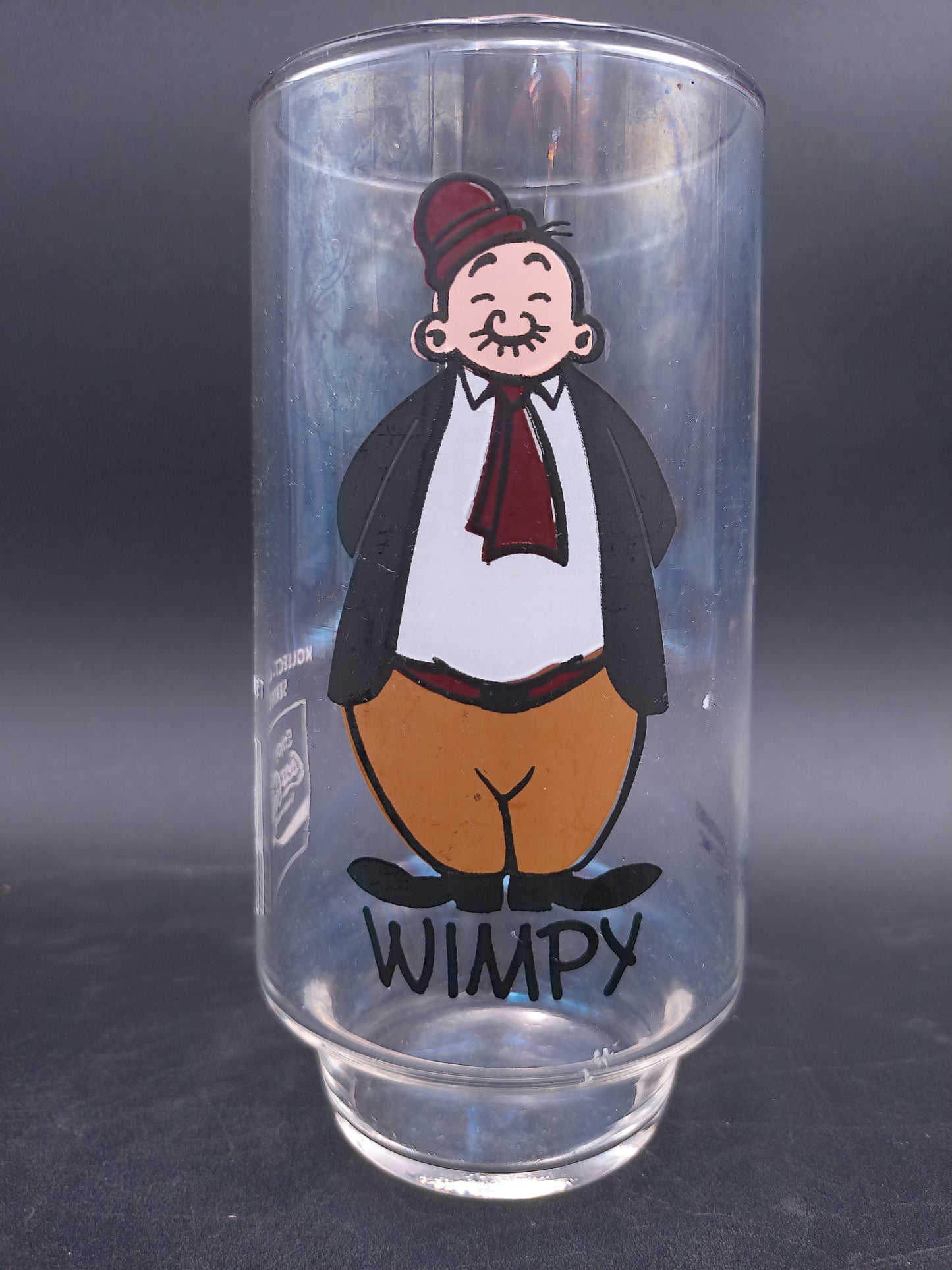 Coca Cola Kollect-A-Set Series Popeye Glasses Glass 1975