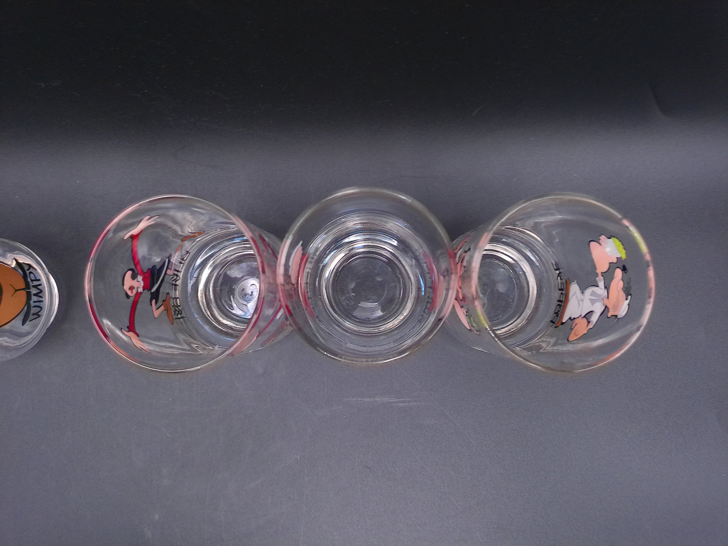Coca Cola Kollect-A-Set Series Popeye Glasses Glass 1975